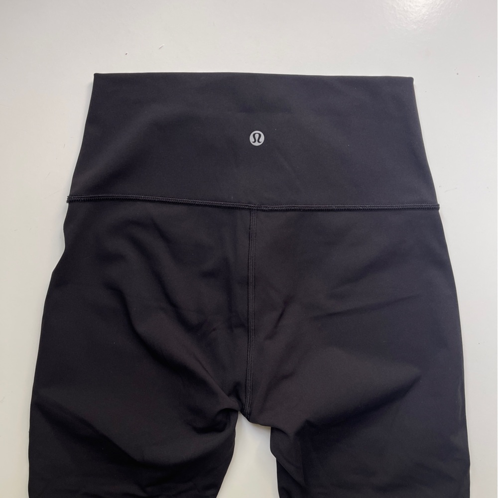 Lululemon Black Leggings with Mesh Detail - Picture 3 of 11